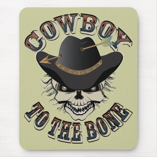 Cowboy Skull Mousepad (Vorne)