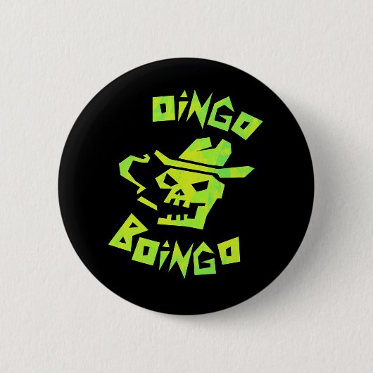 Cowboy-Skull-Oingo-Boingo-Abzeichen Button (Vorderseite)