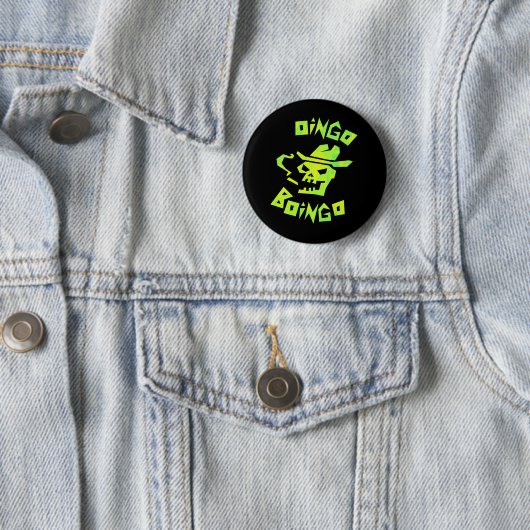 Cowboy-Skull-Oingo-Boingo-Abzeichen Button (Beispiel)