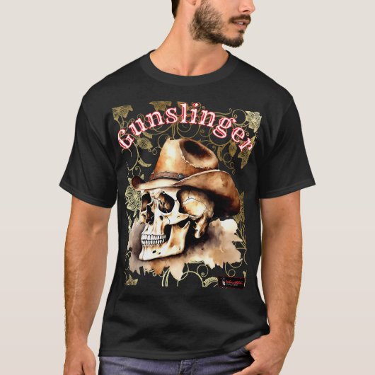 Cowboy Skull | Western | Cowboy | T-Shirt (Vorderseite)