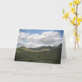 Cowboy Skyline Wüste Grußkarten oder Mitteilungska Karte (Gelbe Blume)
