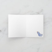 Cowboy Snowman mit Red Bandana Feiertagskarte (Innenseite)