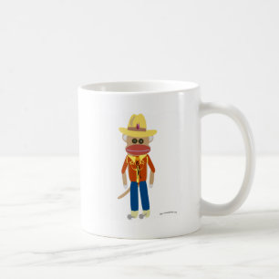 Cowboy-Socken-Affe Kaffeetasse