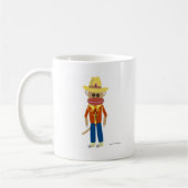 Cowboy-Sockenäffchen Kaffeetasse (Links)