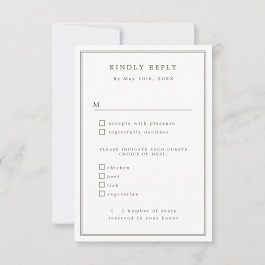 Cowboy Sonnenuntergang Wahl Hochzeit RSVP (Rückseite)