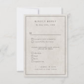 Cowboy Sonnenuntergang Wahl Hochzeit RSVP (Rückseite)