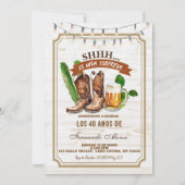 Cowboy Spanish Adult Man Sorpresa Birthday Einladung (Vorderseite)