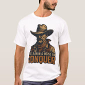 Cowboy Spirit & Wild West Vibe T-Shirt (Vorderseite)