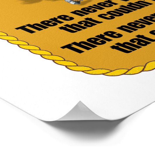 Cowboy-Sprichwort Poster (Ecke)