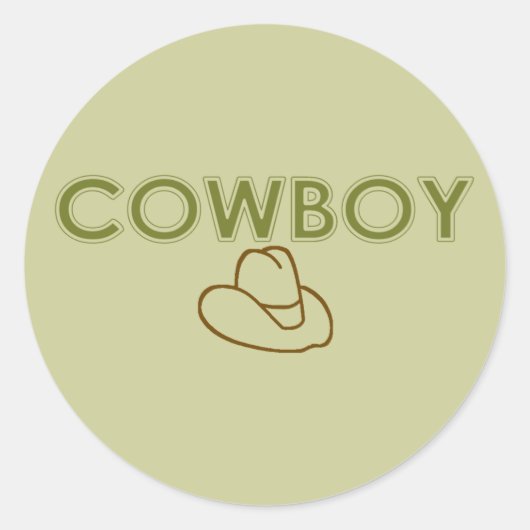 Cowboy Stickers (Vorderseite)