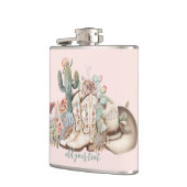 Cowboy-Stiefel aus Boho-Wüste Flachmann (Links)