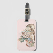 Cowboy-Stiefel aus Boho-Wüste Gepäckanhänger (Vorderseite Vertikal)