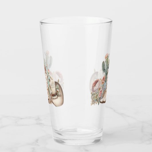 Cowboy-Stiefel aus Boho-Wüste Glas (Links)