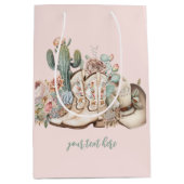 Cowboy-Stiefel aus Boho-Wüste Mittlere Geschenktüte (Vorderseite)