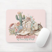 Cowboy-Stiefel aus Boho-Wüste Mousepad (Mit Mouse)