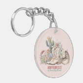 Cowboy-Stiefel aus Boho-Wüste Schlüsselanhänger (Vorderseite links)