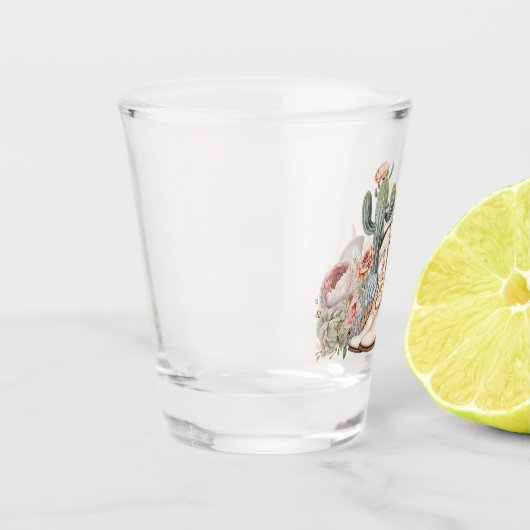 Cowboy-Stiefel aus Boho-Wüste Schnapsglas (Links)