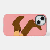 Cowboy-Stiefel iPhone 15 Hülle (Rückseite (Horizontal))