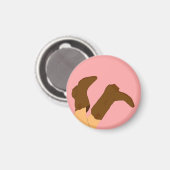 Cowboy-Stiefel Magnet (Vorderseite/Rückseite)