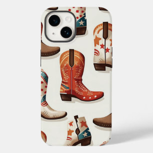Cowboy-Stiefel-Muster Case-Mate iPhone 14 Hülle