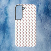 Cowboy Stiefel Pink Brown Lila Stars Muster Samsung Galaxy Hülle