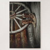 Cowboy-Stiefel Puzzle (Vertikal)