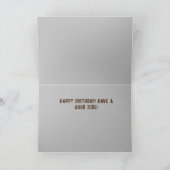 Cowboy Stiefel Sporen & Open Blue Sky Birthday Car Karte (Innenseite)