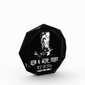 Cowboy-Stiefel-Trophäe der Derby-Meisterschaft Fotoblock (Links)