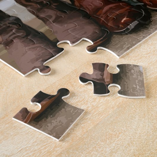Cowboy Stiefel und Blume Puzzle (Seite)