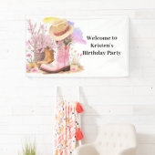 Cowboy Stiefel und Hats zum Geburtstag Banner (Insitu)