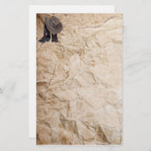 Cowboy Stiefel und Hut Briefpapier (Vorne/Hinten)