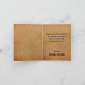 Cowboy Stiefel Western Thema Danke (Innenseite)