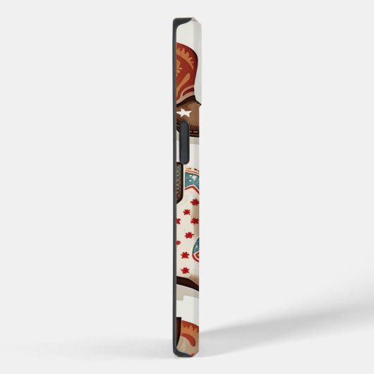 Cowboy Stiefelmuster Case-Mate iPhone Hülle (Rückseite / Rechts)