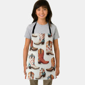 Cowboy Stiefelmuster Schürze (Insitu)