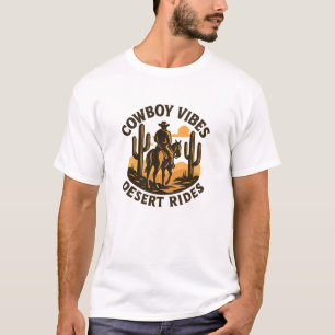 Cowboy-Stimmung Wüstenritte Grafik T-Shirt