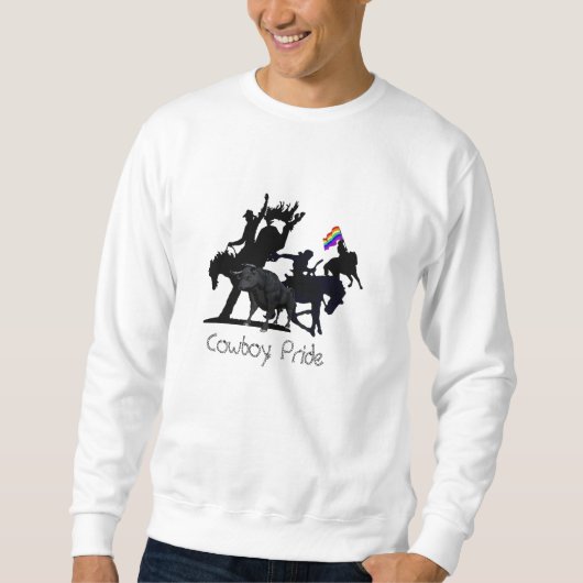 Cowboy-Stolz-Sweatshirt Sweatshirt (Vorderseite)