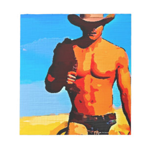 Cowboy-Strecke Notizblock