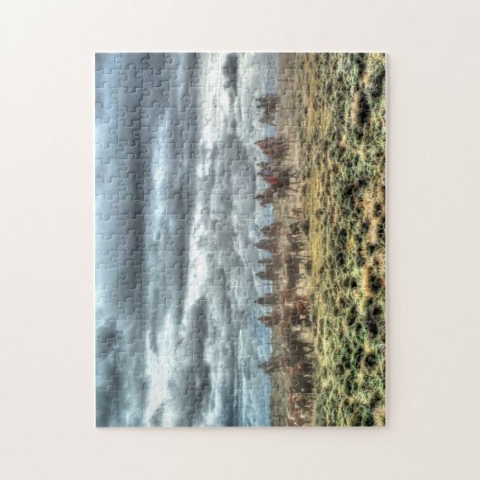 Cowboy-Sturm Puzzle (Vertikal)