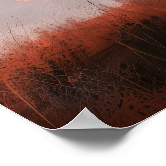 Cowboy Sunrise Western Poster (Ecke)