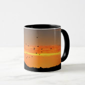 Cowboy Sunset Horse Tasse (VorderseiteRechts)