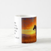 Cowboy Sunset Retirement Kaffeetasse (Mittel)