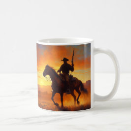 Cowboy Sunset Retirement Kaffeetasse