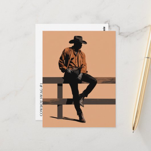 COWBOY SWAG #1 POSTKARTE (Vorderseite/Rückseite Beispiel)