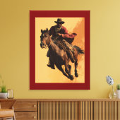 COWBOY SWAG # 3 LEINWANDDRUCK (Insitu (Wohnzimmer))