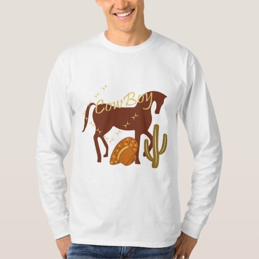 Cowboy T-Shirt (Vorderseite)