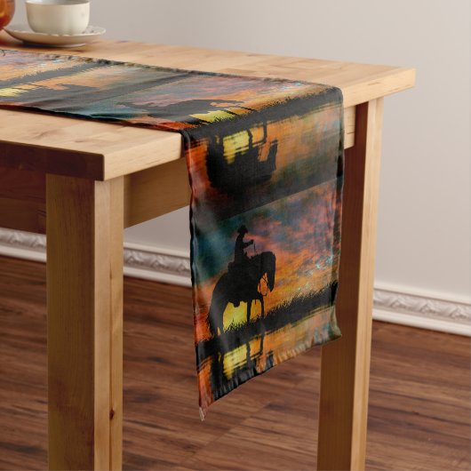 Cowboy Table Runner Kurzer Tischläufer (Beispiel)