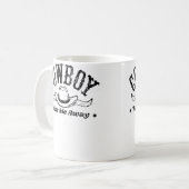 Cowboy Take Me Away Rodeo Show For Western Kaffeetasse (Vorderseite Links)