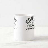 Cowboy Take Me Away Rodeo Show For Western Kaffeetasse (Mittel)