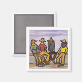 Cowboy Talk Magnet (Vorderseite/Rückseite)