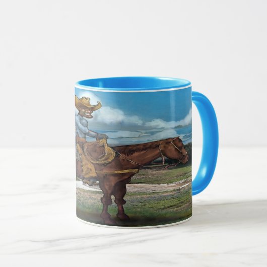 Cowboy Tasse (VorderseiteRechts)
